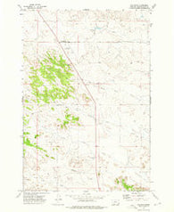 Coalwood Montana Historical topographic map, 1:24000 scale, 7.5 X 7.5 Minute, Year 1973