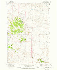 Coalwood Montana Historical topographic map, 1:24000 scale, 7.5 X 7.5 Minute, Year 1973