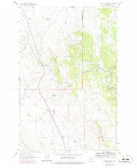 Coburn Mountain Montana Historical topographic map, 1:24000 scale, 7.5 X 7.5 Minute, Year 1961