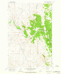 Coburn Mountain Montana Historical topographic map, 1:24000 scale, 7.5 X 7.5 Minute, Year 1961