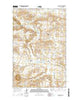 Coburn Butte Montana Current topographic map, 1:24000 scale, 7.5 X 7.5 Minute, Year 2014