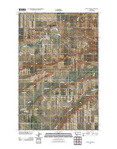 Coffee Creek Montana Historical topographic map, 1:24000 scale, 7.5 X 7.5 Minute, Year 2011