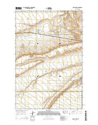 Coffee Creek Montana Current topographic map, 1:24000 scale, 7.5 X 7.5 Minute, Year 2014