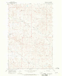 Coffin Butte Montana Historical topographic map, 1:24000 scale, 7.5 X 7.5 Minute, Year 1967