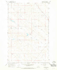 Cohagen SW Montana Historical topographic map, 1:24000 scale, 7.5 X 7.5 Minute, Year 1965
