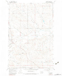 Cohagen Montana Historical topographic map, 1:24000 scale, 7.5 X 7.5 Minute, Year 1965