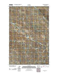 Cohagen SW Montana Historical topographic map, 1:24000 scale, 7.5 X 7.5 Minute, Year 2011