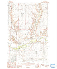 Cole Montana Historical topographic map, 1:24000 scale, 7.5 X 7.5 Minute, Year 1984