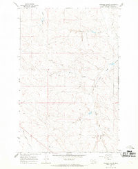 Coleman Coulee Montana Historical topographic map, 1:24000 scale, 7.5 X 7.5 Minute, Year 1965