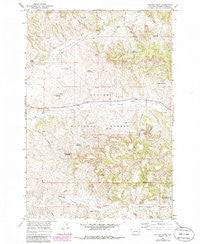 Coleman Draw Montana Historical topographic map, 1:24000 scale, 7.5 X 7.5 Minute, Year 1966