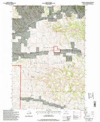 Coleman Draw Montana Historical topographic map, 1:24000 scale, 7.5 X 7.5 Minute, Year 1995
