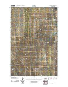 Coleman Coulee Montana Historical topographic map, 1:24000 scale, 7.5 X 7.5 Minute, Year 2011