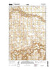Collins NW Montana Current topographic map, 1:24000 scale, 7.5 X 7.5 Minute, Year 2014