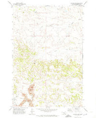 Colstrip East Montana Historical topographic map, 1:24000 scale, 7.5 X 7.5 Minute, Year 1971
