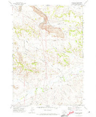 Colstrip SE Montana Historical topographic map, 1:24000 scale, 7.5 X 7.5 Minute, Year 1971