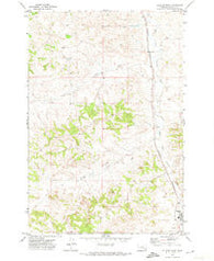 Colstrip West Montana Historical topographic map, 1:24000 scale, 7.5 X 7.5 Minute, Year 1971
