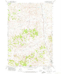 Colstrip West Montana Historical topographic map, 1:24000 scale, 7.5 X 7.5 Minute, Year 1971