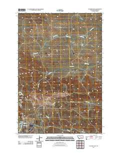 Colstrip East Montana Historical topographic map, 1:24000 scale, 7.5 X 7.5 Minute, Year 2011