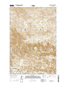 Colstrip East Montana Current topographic map, 1:24000 scale, 7.5 X 7.5 Minute, Year 2014