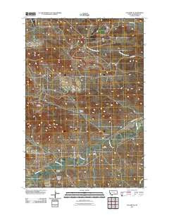 Colstrip SE Montana Historical topographic map, 1:24000 scale, 7.5 X 7.5 Minute, Year 2011