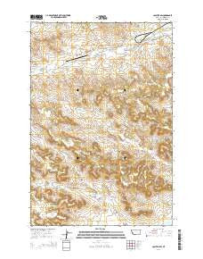 Colstrip SW Montana Current topographic map, 1:24000 scale, 7.5 X 7.5 Minute, Year 2014