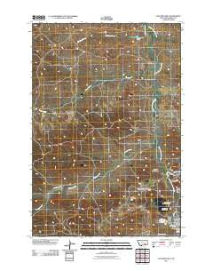 Colstrip West Montana Historical topographic map, 1:24000 scale, 7.5 X 7.5 Minute, Year 2011