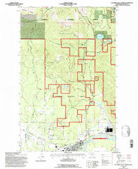 Columbia Falls North Montana Historical topographic map, 1:24000 scale, 7.5 X 7.5 Minute, Year 1994