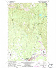 Columbia Falls North Montana Historical topographic map, 1:24000 scale, 7.5 X 7.5 Minute, Year 1962
