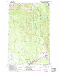 Columbia Falls North Montana Historical topographic map, 1:24000 scale, 7.5 X 7.5 Minute, Year 1962