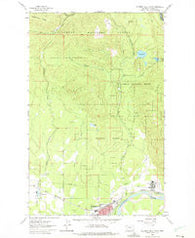 Columbia Falls North Montana Historical topographic map, 1:24000 scale, 7.5 X 7.5 Minute, Year 1962