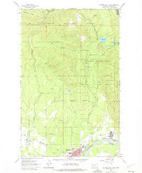 Columbia Falls North Montana Historical topographic map, 1:24000 scale, 7.5 X 7.5 Minute, Year 1962