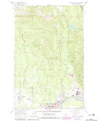 Columbia Falls North Montana Historical topographic map, 1:24000 scale, 7.5 X 7.5 Minute, Year 1962