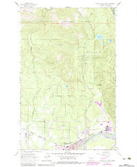 Columbia Falls North Montana Historical topographic map, 1:24000 scale, 7.5 X 7.5 Minute, Year 1962