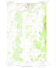 Columbia Falls South Montana Historical topographic map, 1:24000 scale, 7.5 X 7.5 Minute, Year 1962