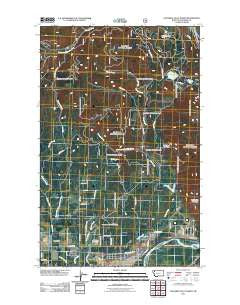 Columbia Falls North Montana Historical topographic map, 1:24000 scale, 7.5 X 7.5 Minute, Year 2011