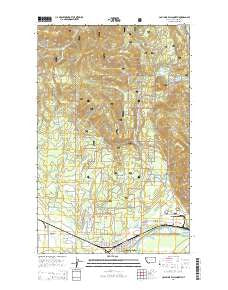 Columbia Falls North Montana Current topographic map, 1:24000 scale, 7.5 X 7.5 Minute, Year 2014