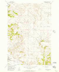 Columbus East Montana Historical topographic map, 1:24000 scale, 7.5 X 7.5 Minute, Year 1956