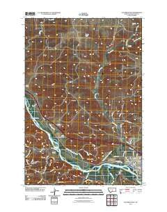 Columbus West Montana Historical topographic map, 1:24000 scale, 7.5 X 7.5 Minute, Year 2011