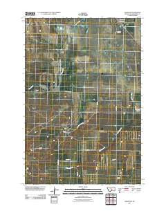 Comanche Montana Historical topographic map, 1:24000 scale, 7.5 X 7.5 Minute, Year 2011