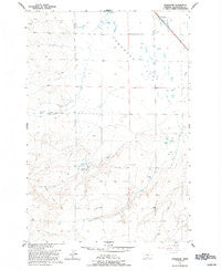 Comanche Montana Historical topographic map, 1:24000 scale, 7.5 X 7.5 Minute, Year 1956