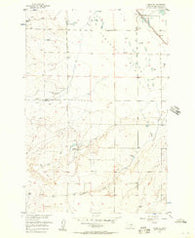 Comanche Montana Historical topographic map, 1:24000 scale, 7.5 X 7.5 Minute, Year 1956
