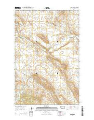 Comb Rock Montana Current topographic map, 1:24000 scale, 7.5 X 7.5 Minute, Year 2014