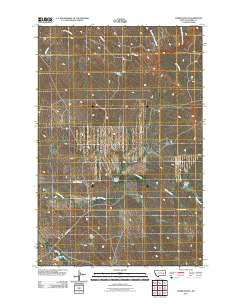 Combs Ranch Montana Historical topographic map, 1:24000 scale, 7.5 X 7.5 Minute, Year 2011