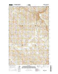 Combs Ranch Montana Current topographic map, 1:24000 scale, 7.5 X 7.5 Minute, Year 2014