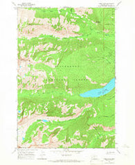 Como Peaks Montana Historical topographic map, 1:24000 scale, 7.5 X 7.5 Minute, Year 1964