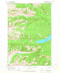 Como Peaks Montana Historical topographic map, 1:24000 scale, 7.5 X 7.5 Minute, Year 1964
