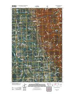 Condon Montana Historical topographic map, 1:24000 scale, 7.5 X 7.5 Minute, Year 2011