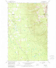 Condon Montana Historical topographic map, 1:24000 scale, 7.5 X 7.5 Minute, Year 1965