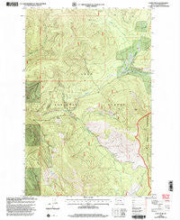 Coney Peak Montana Historical topographic map, 1:24000 scale, 7.5 X 7.5 Minute, Year 1999