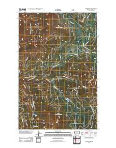 Coney Peak Montana Historical topographic map, 1:24000 scale, 7.5 X 7.5 Minute, Year 2011